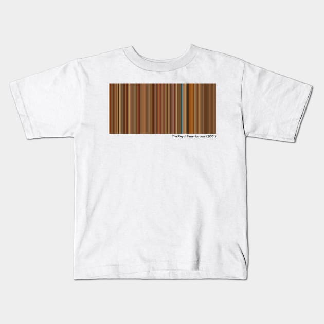 The Royal Tenenbaums (2001) - Every Frame of the Movie Kids T-Shirt by ColorofCinema